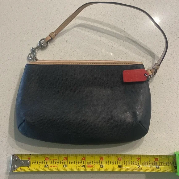 Coach Horse and Carriage Black Wallet Wristlet - Picture 6 of 6